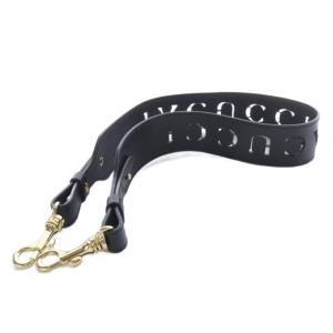 IACUCCI トラコッラ ベルト ショルダーストラップ レザー 黒 ブラック /SR52