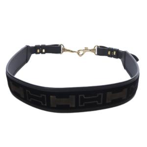 トラコッラ ベルト VELLUTO RUGA ショルダーストラップ ブラック /YO25