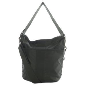 Essential 2WAYバッグ ハンドバッグ ワンハンドル ショルダーバッグ 斜め掛け ナイロン カーキ