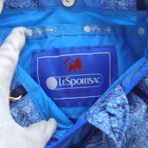 LesportSAC SM CHAIN QUILT TOTE バッグ トートバッグ ショルダーバッグ 2way 斜め掛け ブルー