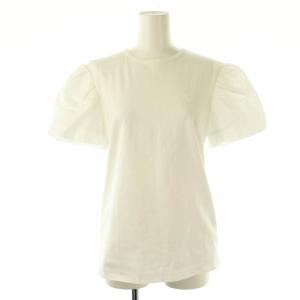 ジャガードパフT Tシャツ カットソー 36 ホワイト /DO OS