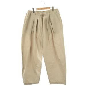 CNリップクロス カルフィーパンツ ワイドパンツ バギー M ライトグレージュ /ES OS