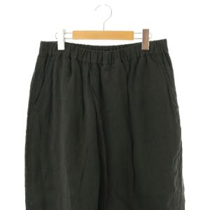 plantation リネン ワイド イージーパンツ 2 グレー /DF OS