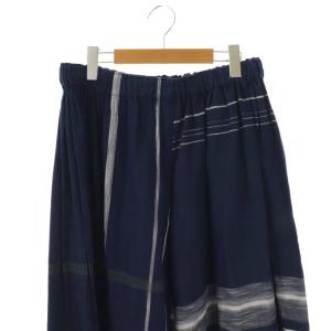 tamaki niime ワイドパンツ コットン 紺 ネイビー /SS OS
