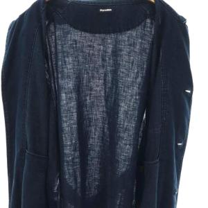 plantation デニムコート チェスター ロング 2 紺 ネイビー /AT OS