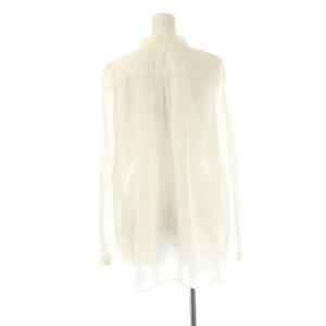 plantation バンドカラー 長袖 デザインシャツ 2 ホワイト /ES OS