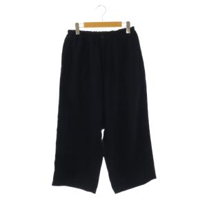 ウール混 ワイドパンツ 2 ネイビー /ES OS