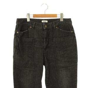 plantation デニムパンツ ジーンズ ストレート LL 黒 ブラック /AT OS