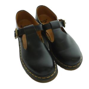 Dr.Martens POLLEY Tバーシューズ ローファー UK6 黒 ブラック /SS OS