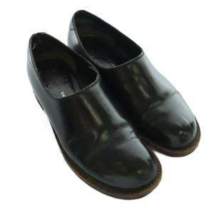 COMME des GARCONS スリッポン ローファー レザー 24.5cm 黒 ブラック /SS OS