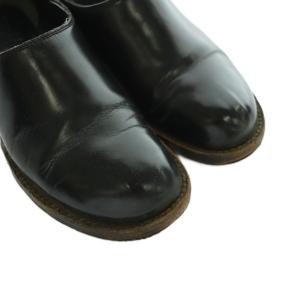 COMME des GARCONS スリッポン ローファー レザー 24.5cm 黒 ブラック /SS OS