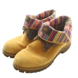 Timberland ロールトップブーツ ソックス ショート 9Ｗ キャメル 73574 /SS OS
