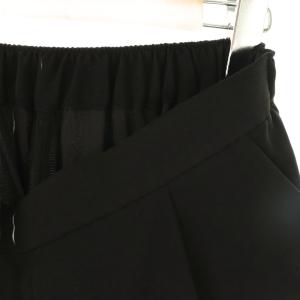 ENFOLD PEツイル ゴムジョッパーズ パンツ 38 黒 ブラック /SS OS