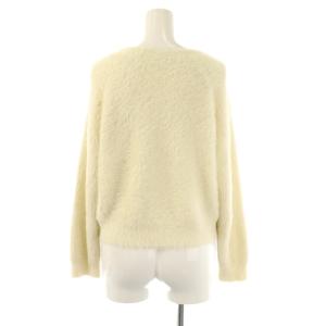 LOUNIE ニットカーディガン シャギー F アイボリー /ES OS