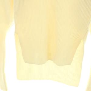 KHAITE メリノウールリブニットセーター XS アイボリー /SS OS