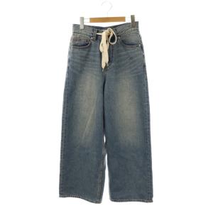 R'IAM 24SS SUPER LOOSE デニム パンツ ジーンズ ストレート 34 紺 ネイビー