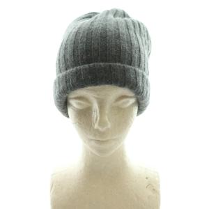 ニットキャップ 帽子 ビーニー カシミヤ F グレー /SS OS