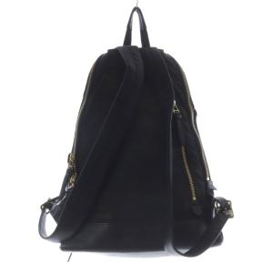 VIOLA d'ORO カモフラ柄リュックサック 切替 黒 ブラック モスグリーン /SR37 SH