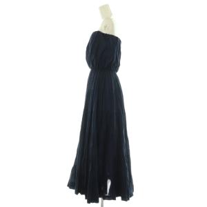 MARIHA 草原の夢ドレス ワンピース ロング 紺 ネイビー /SS OS SH