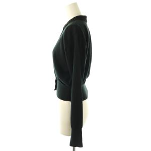 Mame Kurogouchi Detachable Embroidery Collar Knitted Cardigan