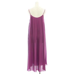 ANAYI プリーツキャミワンピース 36 パープル /CX OS