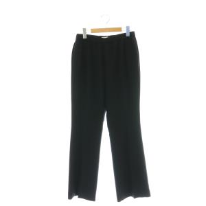 イージーフレアパンツ スラックス 38 黒 ブラック /AT OS