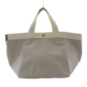 トゥモローランド別注 コーデュラ舟型トートバッグ ハンドバッグ グレージュ 707C /SR13