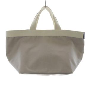 Hervé Chapelier トゥモローランド別注 コーデュラ舟型トートバッグ ハンドバッグ グレージュ 707C /SR13