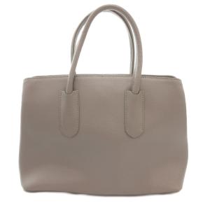 FURLA ハンドバッグ ショルダー 2WAY ロゴ チャーム グレージュ /AE