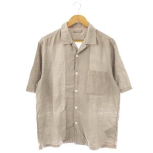 AD2003 オープンカラーシャツ 開襟シャツ 半袖 グレー HJ-B081 /DF OS