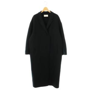 ワイドストールリバーコート S 黒 ブラック /SS OS