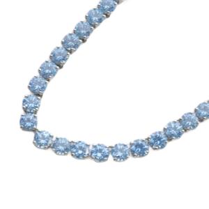 SWAROVSKI ネックレス ブレスレット セット ブルー /YO21