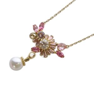 SWAROVSKI gema ミックスカット ネックレス ブレスレット セット ゴールド色 /YO14