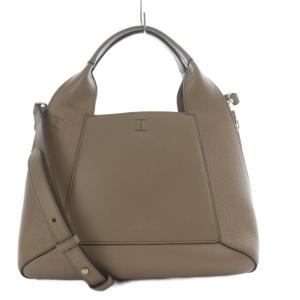 GILDA 2way ハンドバッグ ショルダーバッグ 斜め掛け グレージュ /YO20