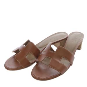 オアジス サンダル 37 ブラウン