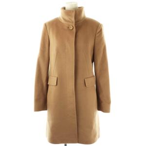 ウール スタンドカラー コート アウター 38 キャメル /CX OS
