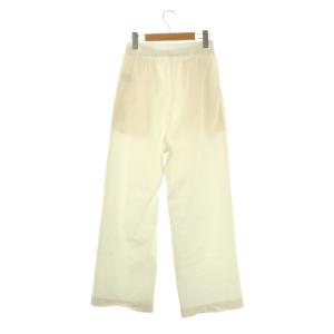 MUSE de Deuxieme Classe 25SS STRETCH TWILL タックパンツ ワイドパンツ 34 ホワイト /DF OS