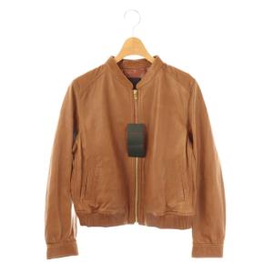 ラムレザー ジップアップブルゾン 36 キャメル /SS OS