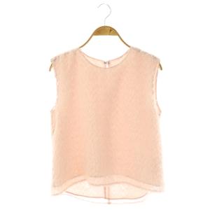 フレンチスリーブふわもこトップス ブラウス 1 ライトピンク /DO OS