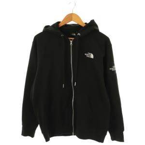 スクエアロゴフルジップ フーディーパーカー L ブラック /DF OS SH