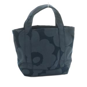 marimekko ピエニウニッコ トートバッグ キャンバス 花柄 紺 /MI OS SH