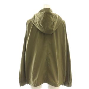 LOUNIE ナイロンブルゾン フード付き 40 オリーブ /SS OS SH