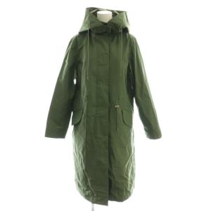 ナイロンフードロングコート 38 ディープグリーン /SS OS SH