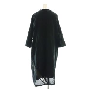 gomme パッチワークワンピース M ブラック /DO OS SH