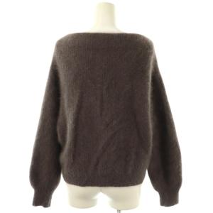 Stola. ラクーンファーニット セーター 長袖 F チャコール /DF OS SH