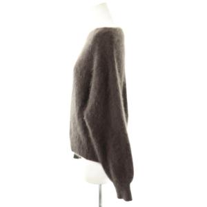 Stola. ラクーンファーニット セーター 長袖 F チャコール /DF OS SH