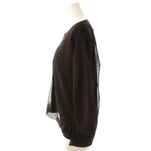 Aquascutum アンサンブル シアーニット カーディガン プルオーバー 8 ブラウン /DF OS