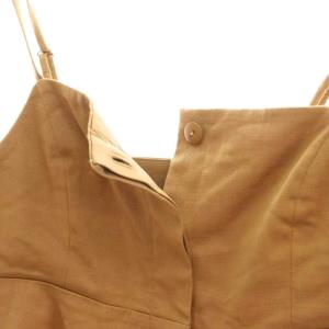 allureville 24AW デニムライクビスチェキャミ 2 茶 ブラウン /SS OS