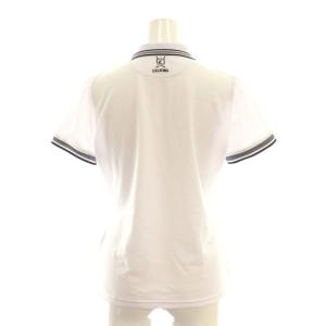 CELFORD Golf ロゴデザインポロシャツ ロゴジャガードゴムプリーツスカート セットアップ 36 白 ホワイト