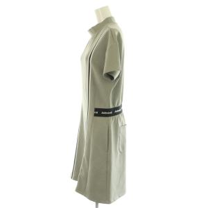 Admiral ハイネックポンチワンピース ミニ 半袖 ゴルフウェア M グレー /AT OS